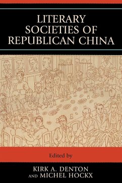 Cover Literary Societies Of Republican China