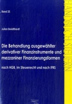 Die Behandlung ausgewählter derivativer Finanzinstrumente und mezzaniner Finanzierungsformen nach HGB, im Steuerrecht und nach IFRS - Breidthardt, Julian