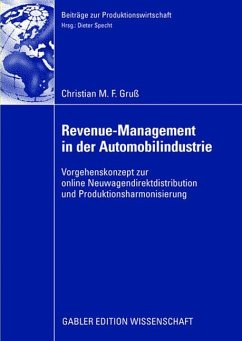 Revenue-Management in der Automobilindustrie - Gruß, Christian