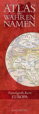 Atlas der Wahren Namen, Etymologische Karte Europa