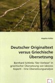 Deutscher Originaltext versus Griechische Übersetzung