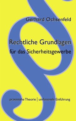 Cover Rechtliche Grundlagen für das Sicherheitsgewerbe