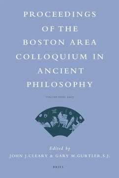 Proceedings of the Boston Area Colloquium in Ancient Philosophy