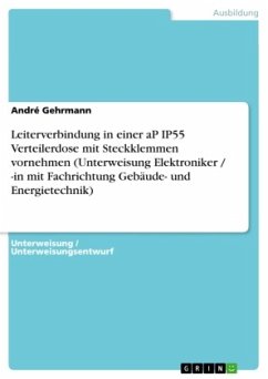 Leiterverbindung in einer aP IP55 Verteilerdose mit Steckklemmen vornehmen (Unterweisung Elektroniker / -in mit Fachrichtung Gebäude- und Energietechnik) - Gehrmann, André