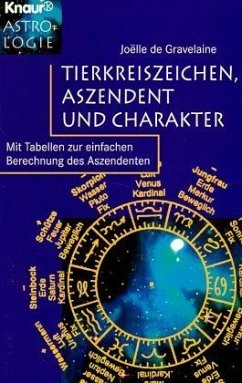 Cover Tierkreiszeichen, Aszendent und Charakter