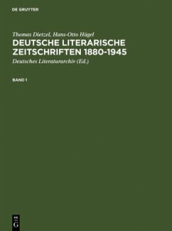 Deutsche literarische Zeitschriften 1880-1945