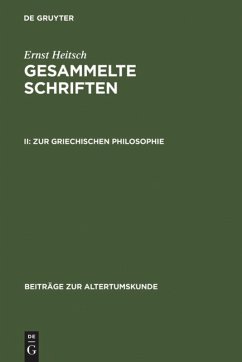Zur griechischen Philosophie - Heitsch, Ernst