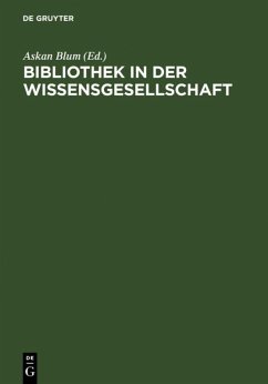 Cover Bibliothek in der Wissensgesellschaft