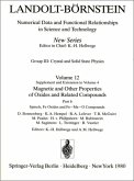 Spinels, Fe Oxides, and Fe-Me-O Compounds / Spinelle, Fe-Oxide und Fe-Me-O-Verbindungen / Landolt-Börnstein, Numerical Data and Functional Relationships in Science and Technology 12
