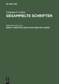 Gedichte, Geistliche Oden und Lieder