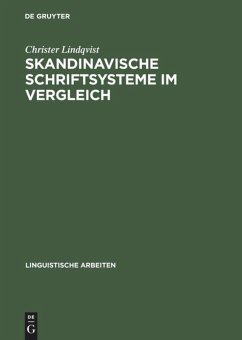Skandinavische Schriftsysteme im Vergleich - Lindqvist, Christer