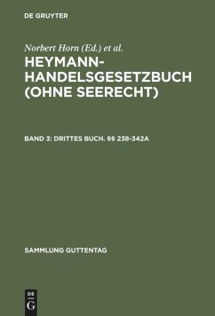 Drittes Buch. §§ 238-342a - Heymann, Ernst