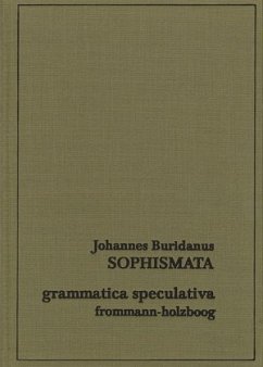 Sophismata - Buridanus, Johannes