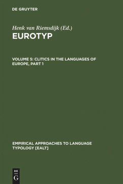 Clitics in the Languages of Europe - Riemsdijk, Henk van (ed.)