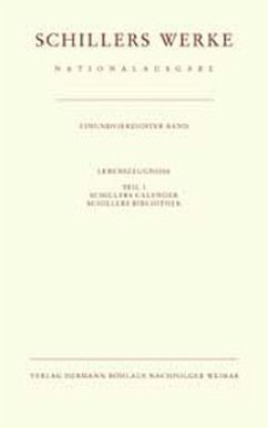 Cover Schiller, Friedrich / Schillers Werke, Nationalausgabe