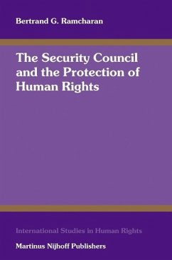 The Security Council and the Protection of Human Rights - Ramcharan, Bertie G.