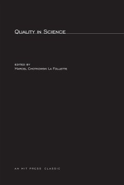 Quality in Science - Follette, Marcel Chotkowski La
