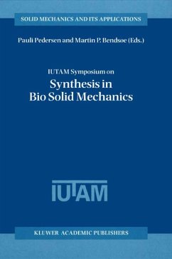 Iutam Symposium on Synthesis in Bio Solid Mechanics - Pedersen, Pauli / Bendse, Martin P. (eds.)