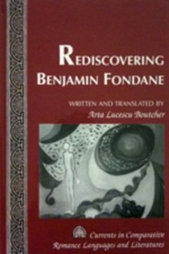 Rediscovering Benjamin Fondane - Boutcher, Arta Lucescu