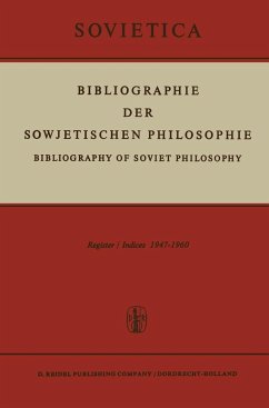 Bibliographie Der Sowjetischen Philosophie - Bochenski, J.M. / Blakeley, J.E. (Hgg.)