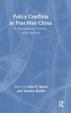Policy Conflicts in Post-Mao China - Burns, John P; Rosen, Stanley