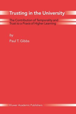 Trusting in the University - Gibbs, Paul T.