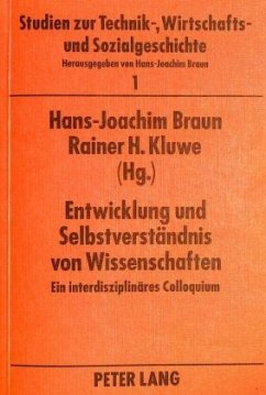 Cover Entwicklung und Selbstverständnis von Wissenschaften