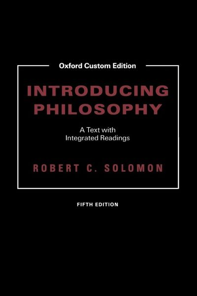 Introducing Philosophy, 5th edition Introducing Philosophy, 5th edition