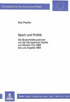Sport und Politik - Pfeiffer, Rolf