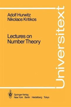 Lectures on Number Theory - Hurwitz, Adolf