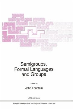 Semigroups, Formal Languages and Groups - Fountain, J.B. (ed.)