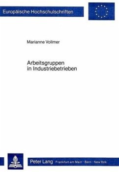 Arbeitsgruppen in Industriebetrieben - Vollmer, Marianne