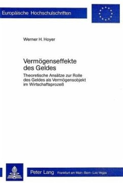 Vermögenseffekte des Geldes - Hoyer, Werner H.