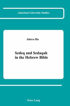 Cover Sedeq and Sedaqah in the Hebrew Bible
