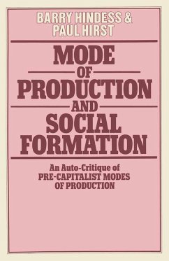 Mode of Production and Social Formation - Hindess, Barry;Hirst, Paul Q.