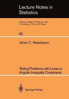 Testing Problems with Linear or Angular Inequality Constraints - Akkerboom, Johan C.
