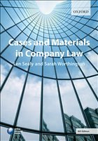 Cases and Materials in Company Law