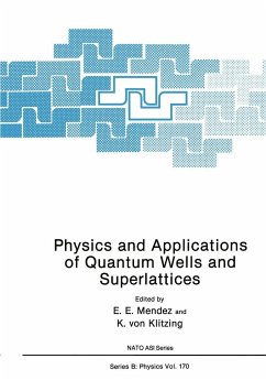 Physics and Applications of Quantum Wells and Superlattices - Mendez, E. E.; Klitzing, K. von