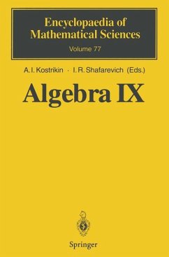 Algebra IX - Kostrikin