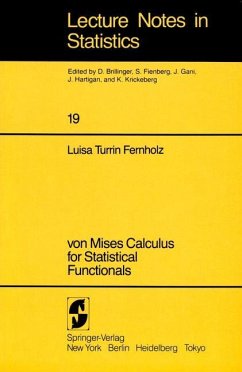 von Mises Calculus For Statistical Functionals - Fernholz, L. T.