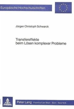 Cover Transfereffekte beim Lösen komplexer Probleme