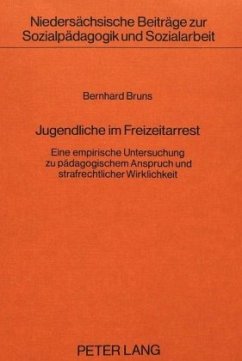 Jugendliche im Freizeitarrest - Bruns, Bernhard