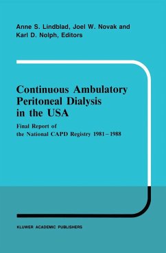 Continuous Ambulatory Peritoneal Dialysis in the USA - Lindblad, A.S. / Novak, J.W. / Nolph, K.D. (eds.)