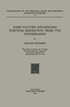 Some Factors Influencing Postwar Emigration from the Netherlands - Petersen, W.