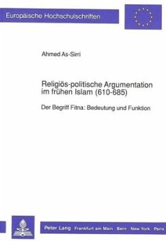 Cover Religiös-politische Argumentation im frühen Islam (610-685)