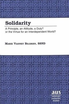 Solidarity - Bilgrien, Marie Vianney;School Sisters of Notre Dame