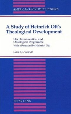 Cover A Study of Heinrich Ott's Theological Development