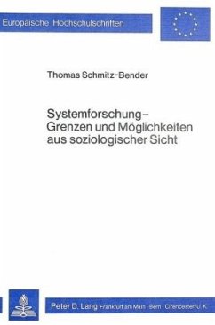 Cover Systemforschung - Grenzen und Möglichkeiten aus soziologischer Sicht