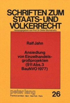 Cover Ansiedlung von Einzelhandelsgrossprojekten ( 11 Abs. 3 BauNVO 1977)