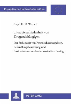 Cover Therapiezufriedenheit von Drogenabhängigen